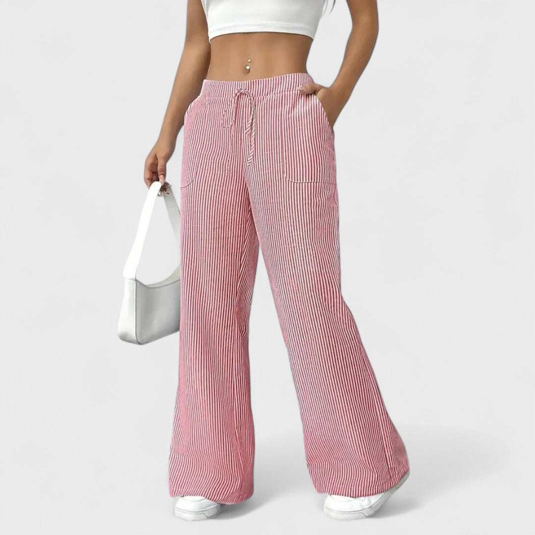 Grace™ - Comfortable Wide Pants with Elegant Details