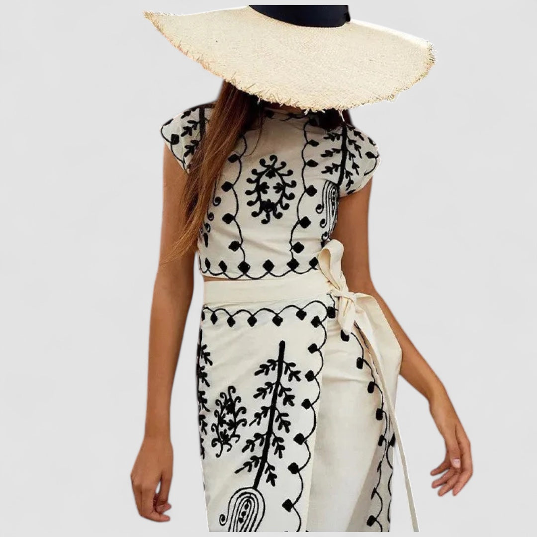 Grace™ | Camilla - Printed Top and Skirt