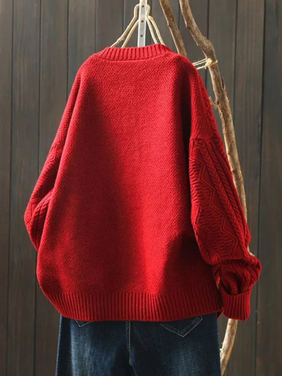 Grace™ - Elegant cable cardigan