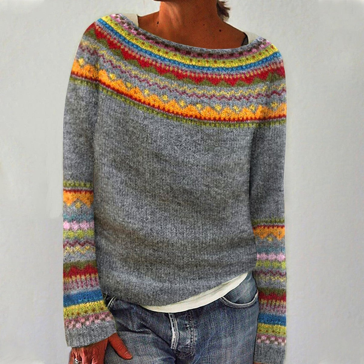 Grace™ | Vintage Icelandic Jumper