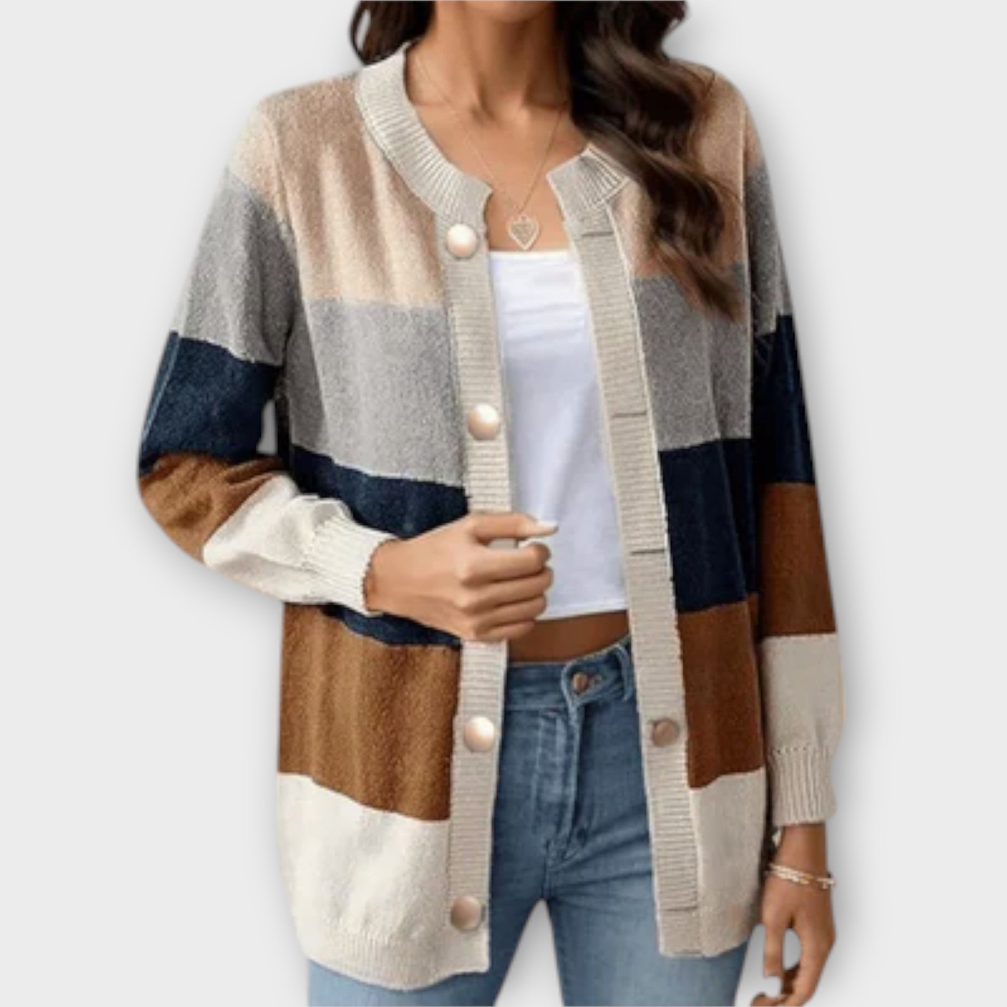 Grace™ - Striped Cardigan