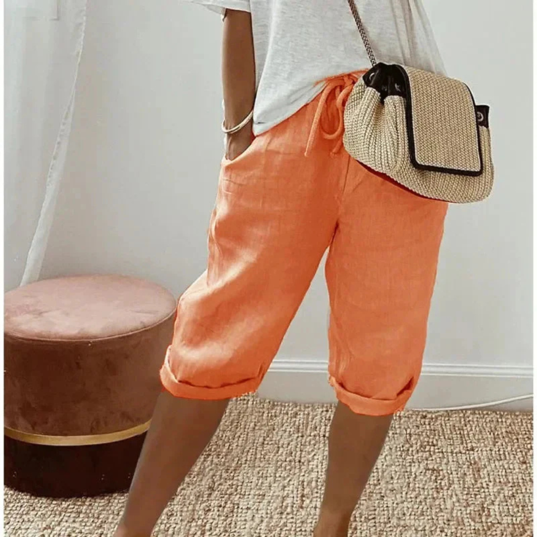 Grace™ - Soft Tailored Capri Shorts