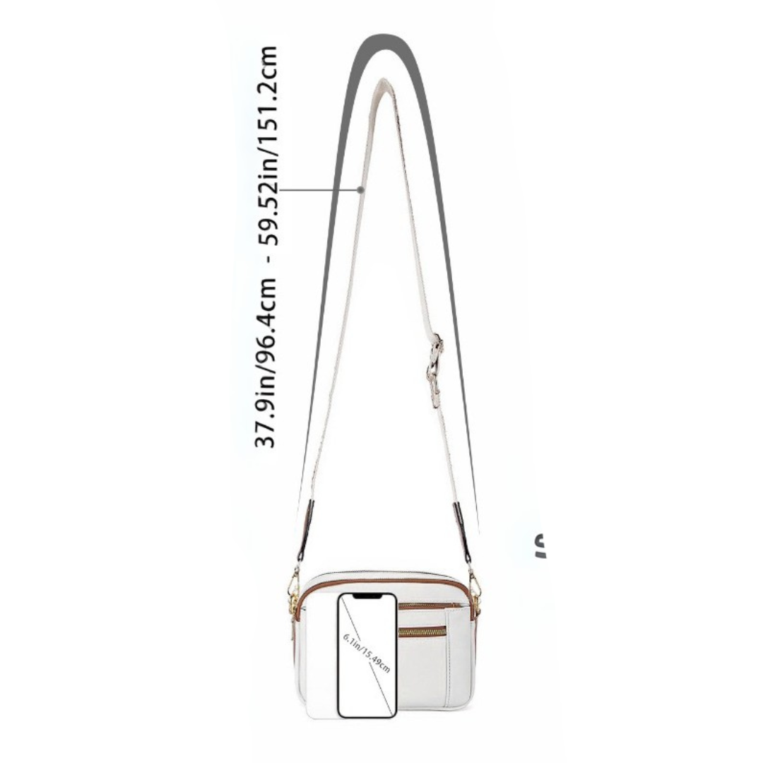 Grace™ - Elegant Leather Crossbody Bag