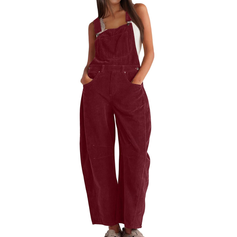 Grace™ - Stylish Barrel Wide Leg Overall Jumpsuit