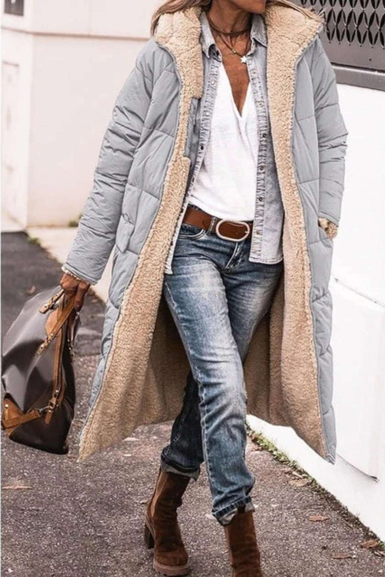 Grace™ - Elegant reversible warm winter coat