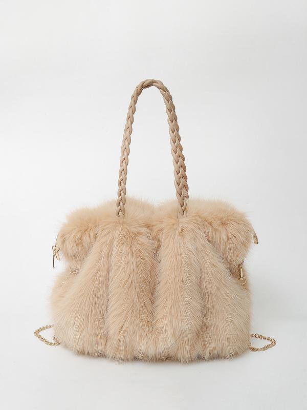 Grace™ - Versatile Plush Velvet Shoulder Tote Bag