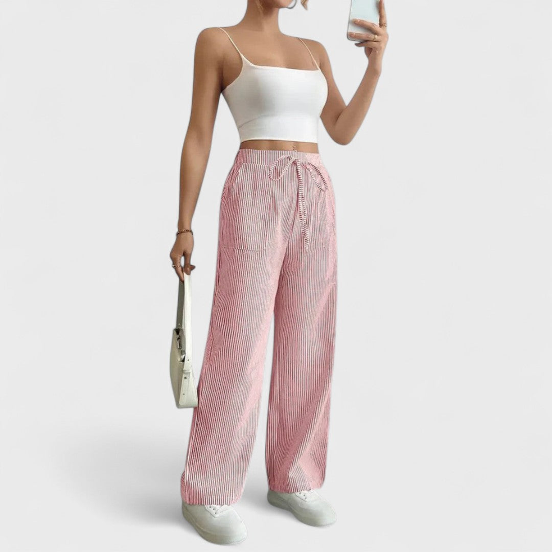 Grace™ - Comfortable Wide Pants with Elegant Details