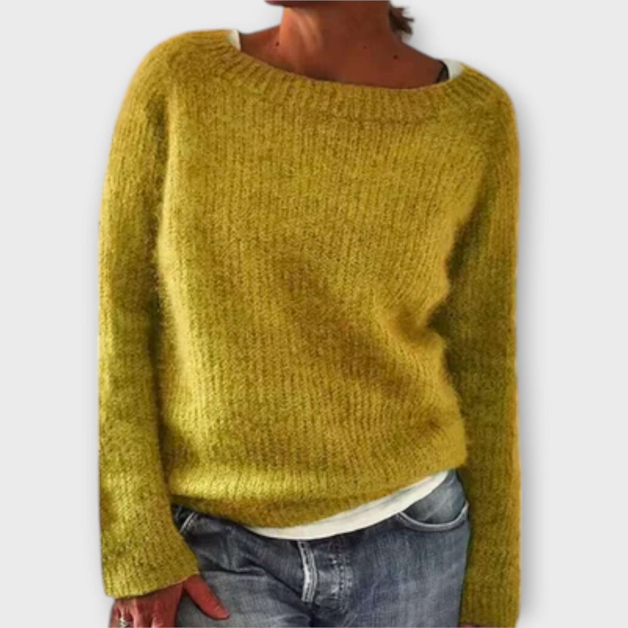 Grace™ – Solid Color Knit Sweater