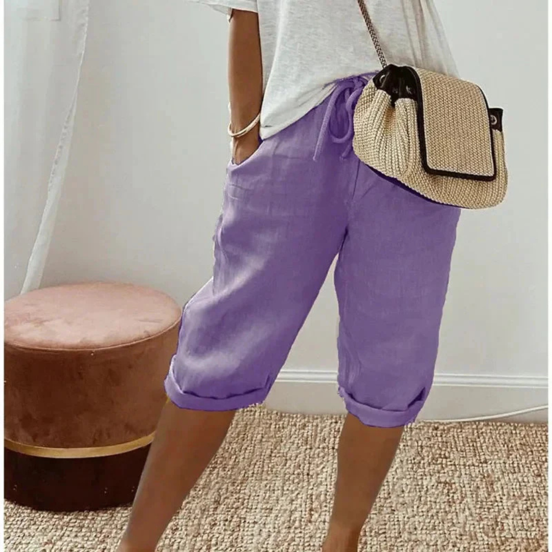 Grace™ - Soft Tailored Capri Shorts