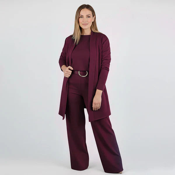 Grace™ - Elegant set with thin cardigan