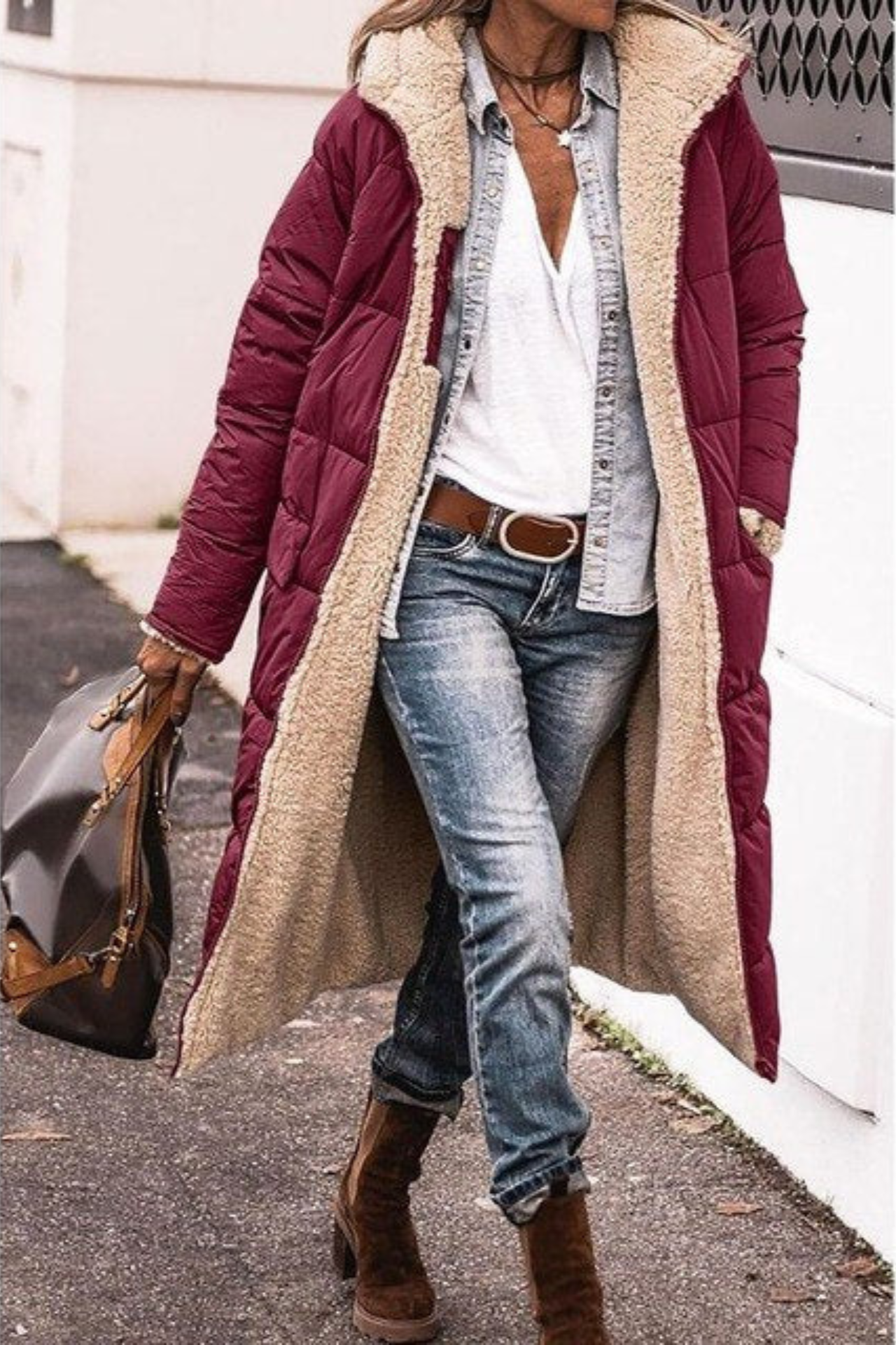 Grace™ - Elegant reversible warm winter coat