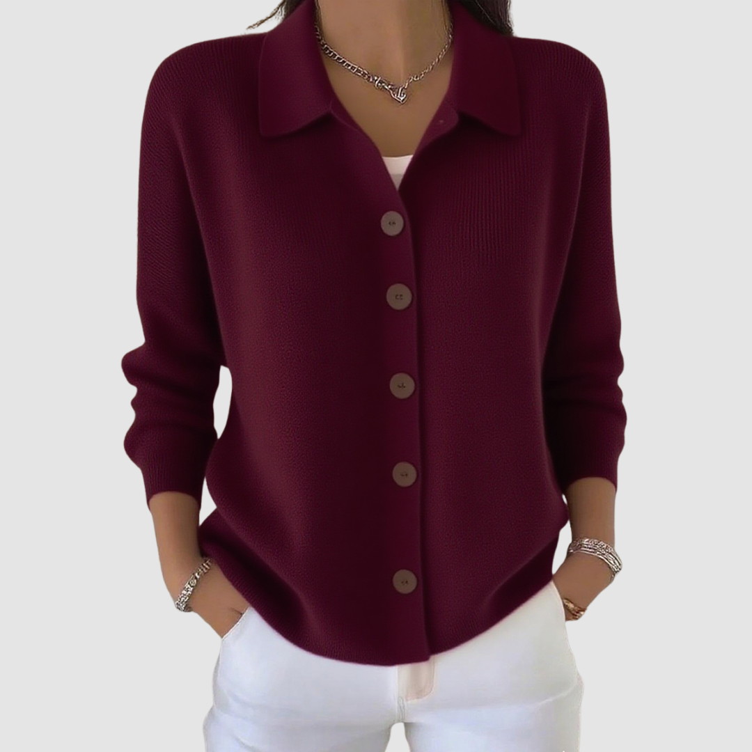 Grace™ - Button-Up Knit Cardigan