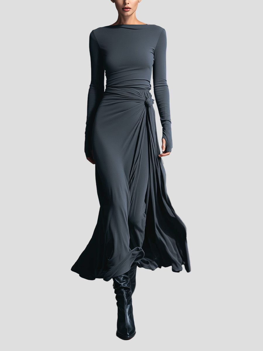 Grace™ - Elegant Dress Made of Stretch Fabric with Shaping Effect