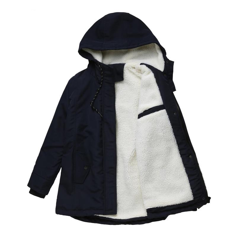 Grace™ - Thick Winter Coat with Hood and Quilted Lining for Winter Warmth