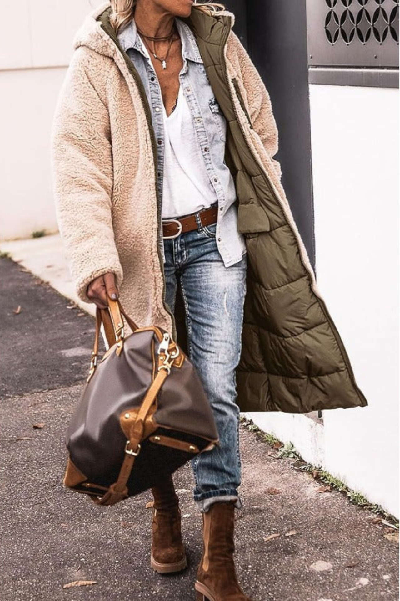 Grace™ - Elegant reversible warm winter coat