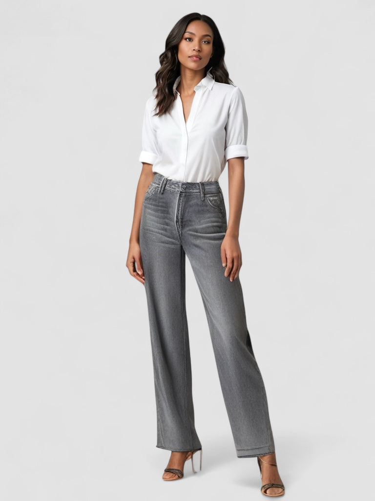 Grace™ | Gray Flared Jeans