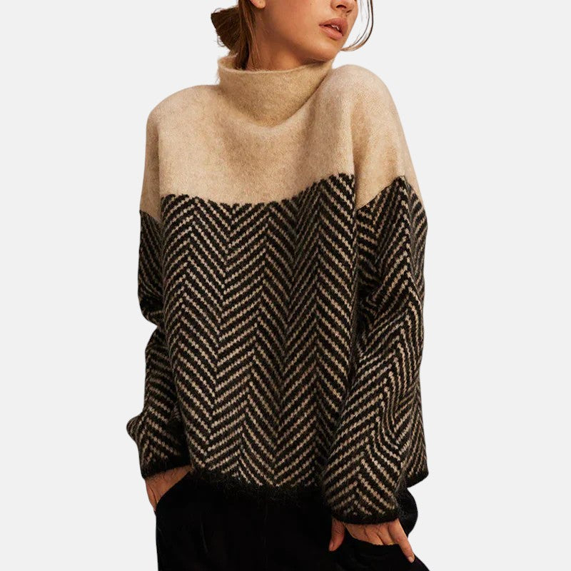 Grace™ - Herringbone Knit Sweater