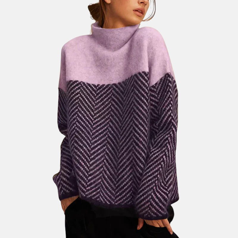 Grace™ - Herringbone Knit Sweater