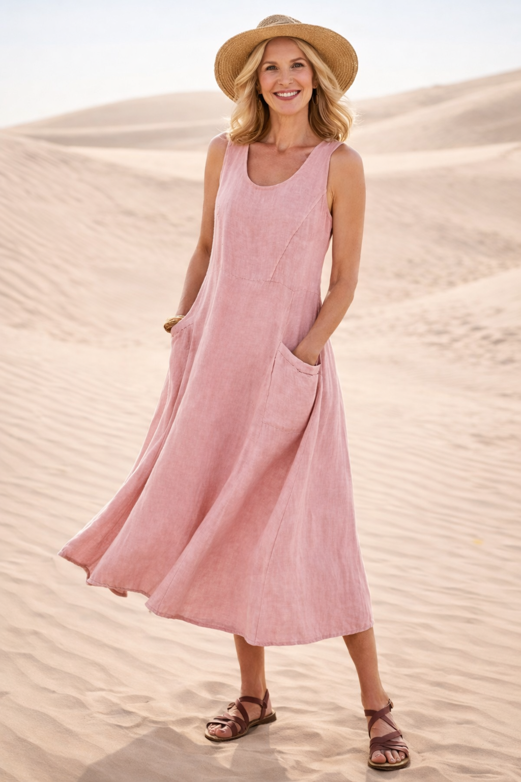 Grace™ - Comfortable A-Line Midi Dress