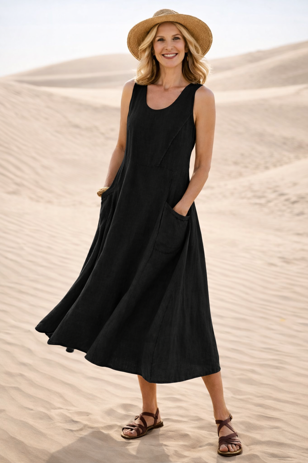 Grace™ - Comfortable A-Line Midi Dress