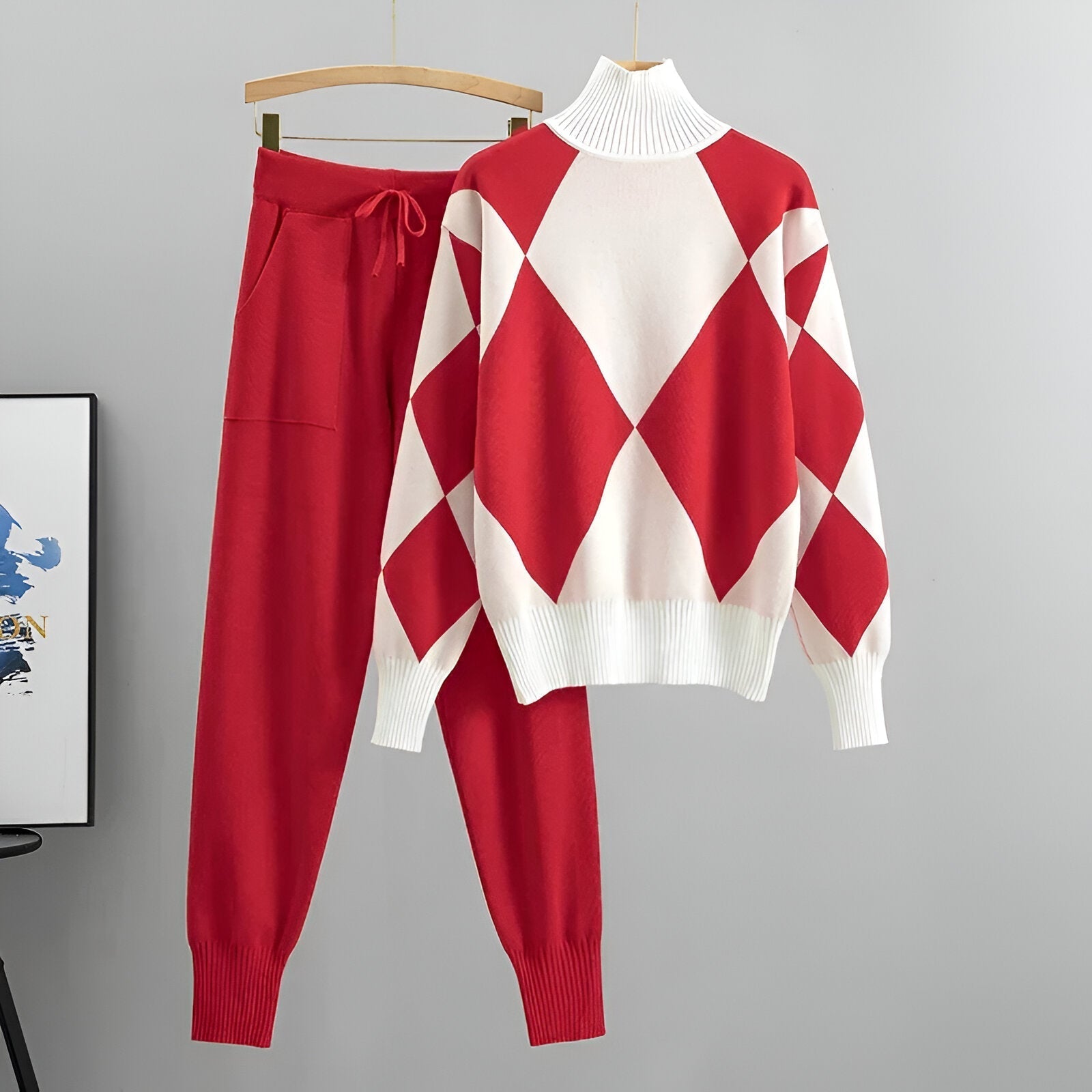 Grace™ | High Neck Sweater Set