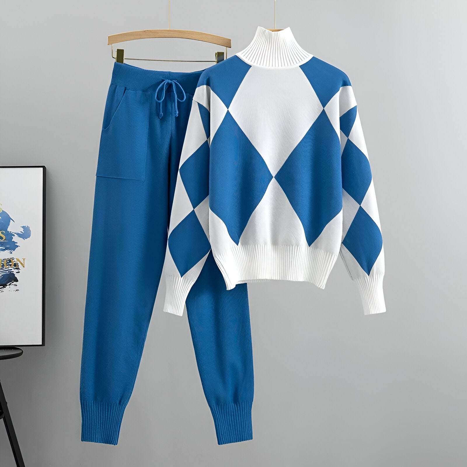 Grace™ | High Neck Sweater Set