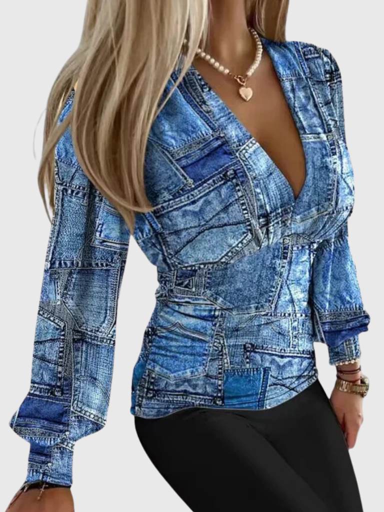 Grace™ V-Neck Blouse
