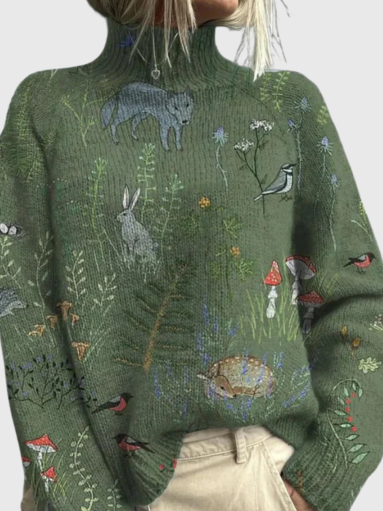 Grace™ Knitted Turtleneck Sweater