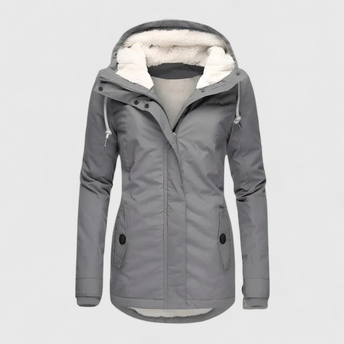 Grace™ - Soft winter jacket with hoodie