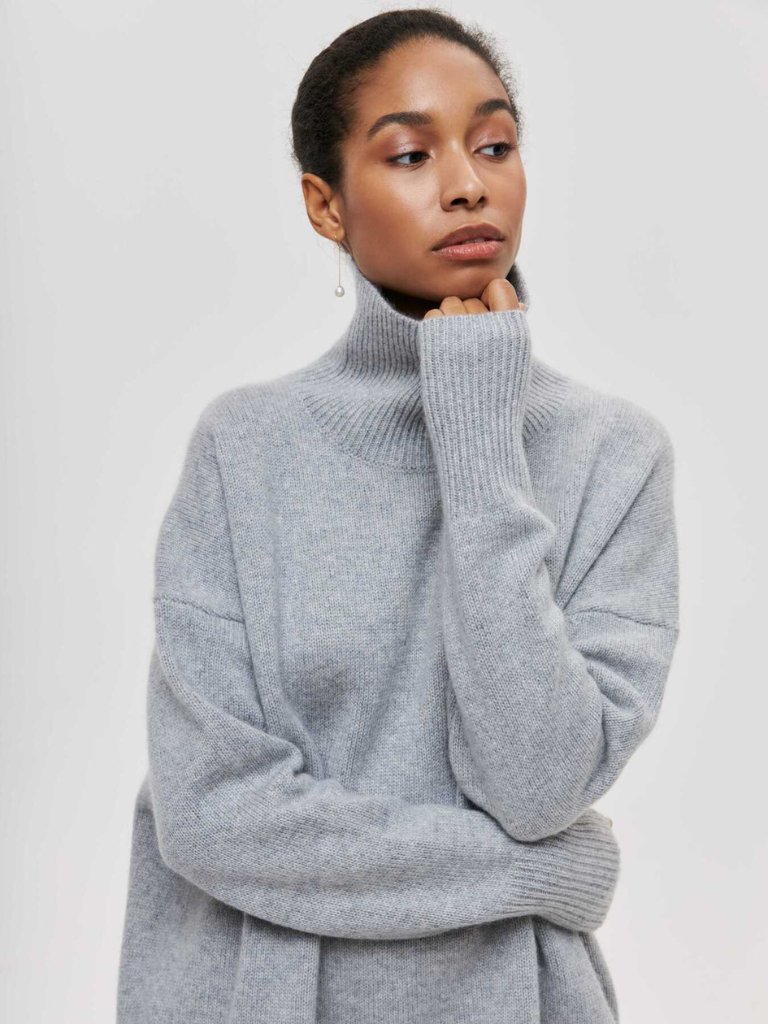 Grace™ High-Collar Knit Sweater