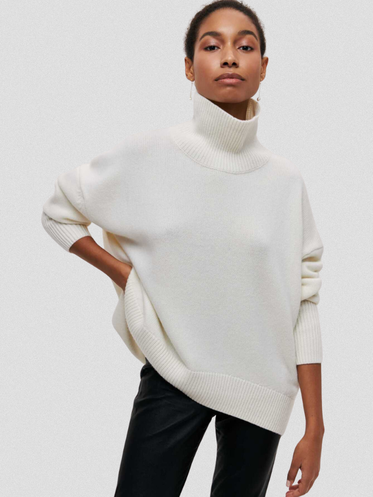 Grace™ High-Collar Knit Sweater