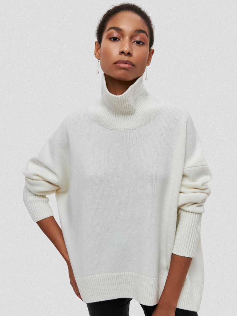 Grace™ High-Collar Knit Sweater