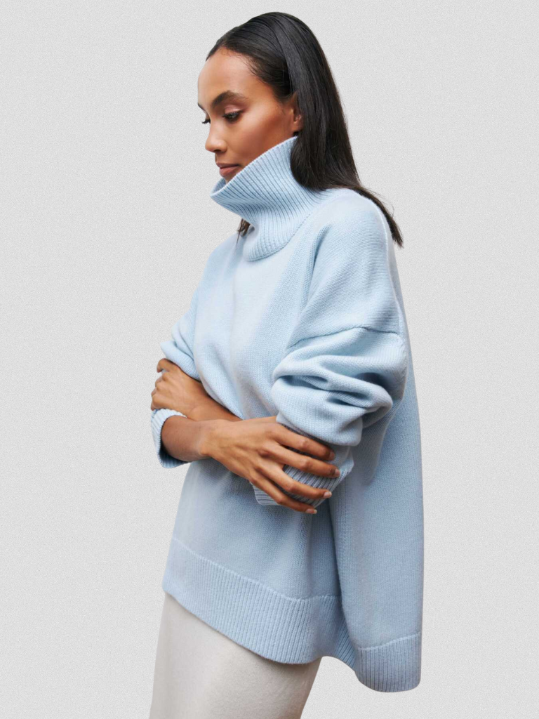 Grace™ High-Collar Knit Sweater
