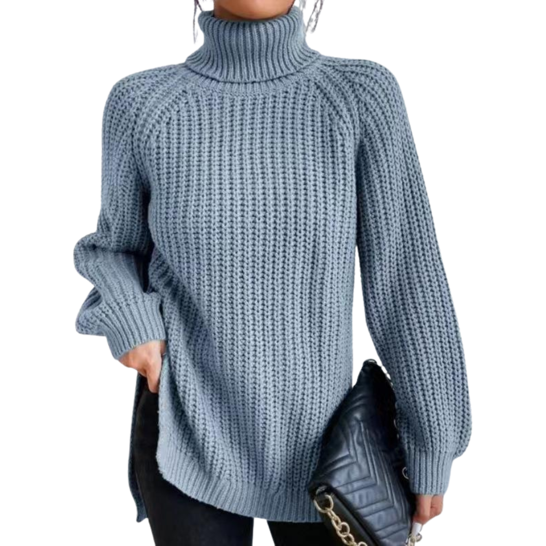 Grace™ - Cotton Ladies' Turtleneck for Winter