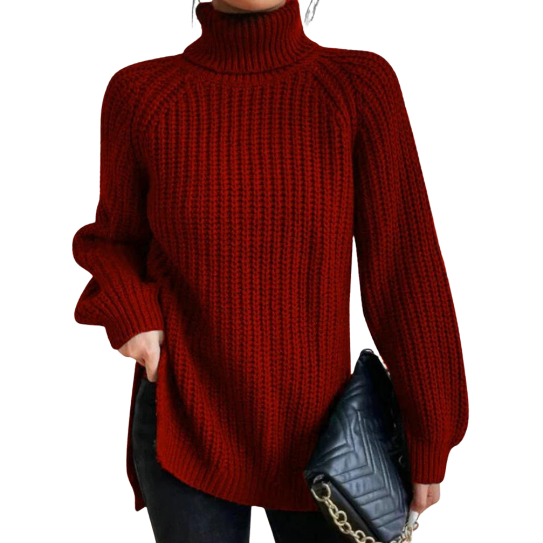 Grace™ - Cotton Ladies' Turtleneck for Winter