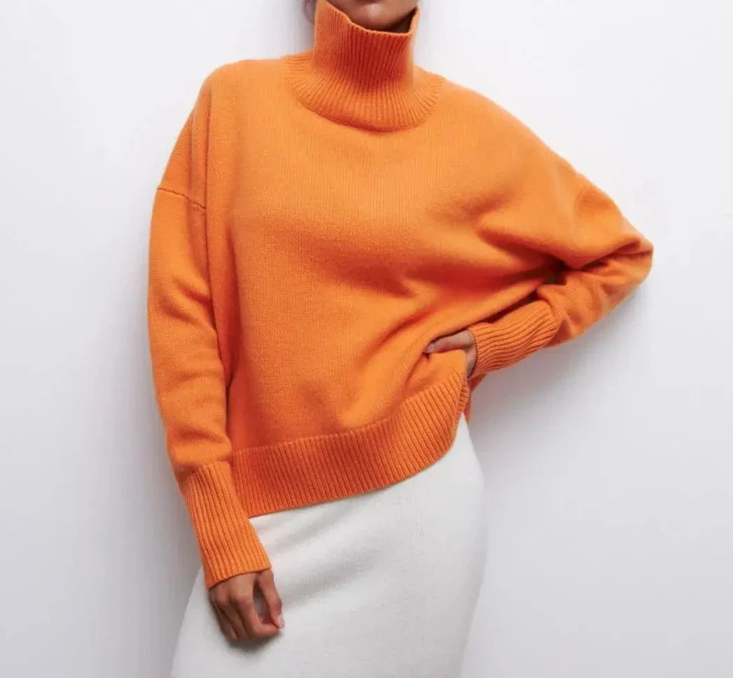 Grace™ - Elegant warm comfortable turtleneck sweater