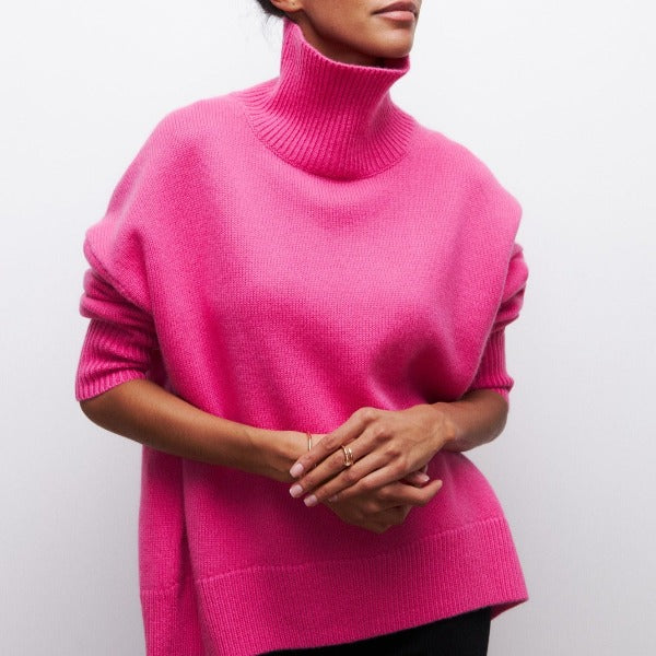 Grace™ - Comfortable High Neck Sweater