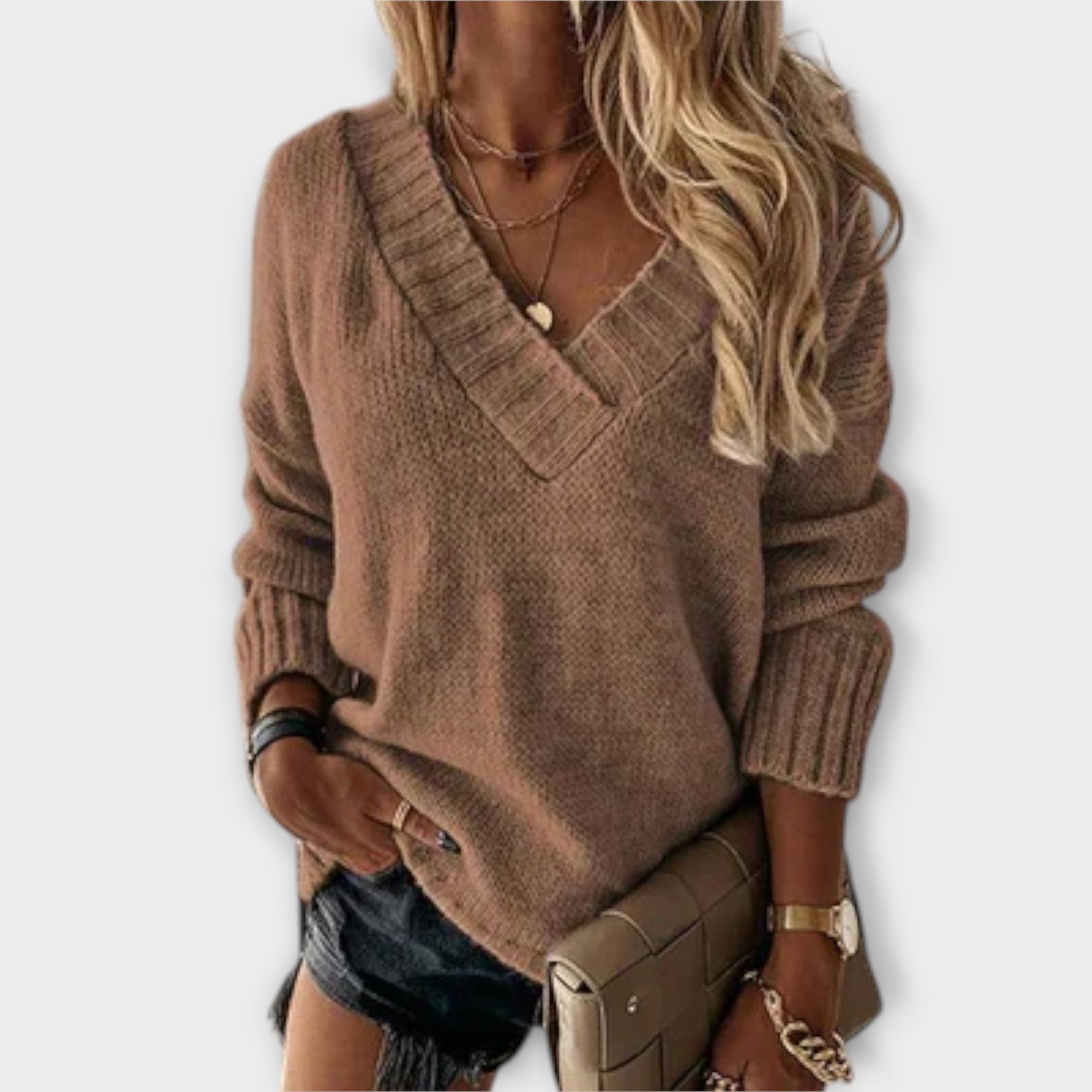 Grace™ Cozy V-Neck Sweater