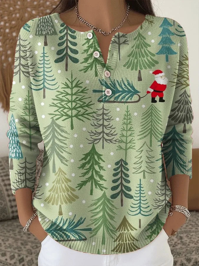 Grace™ - Christmas jumper with buttons