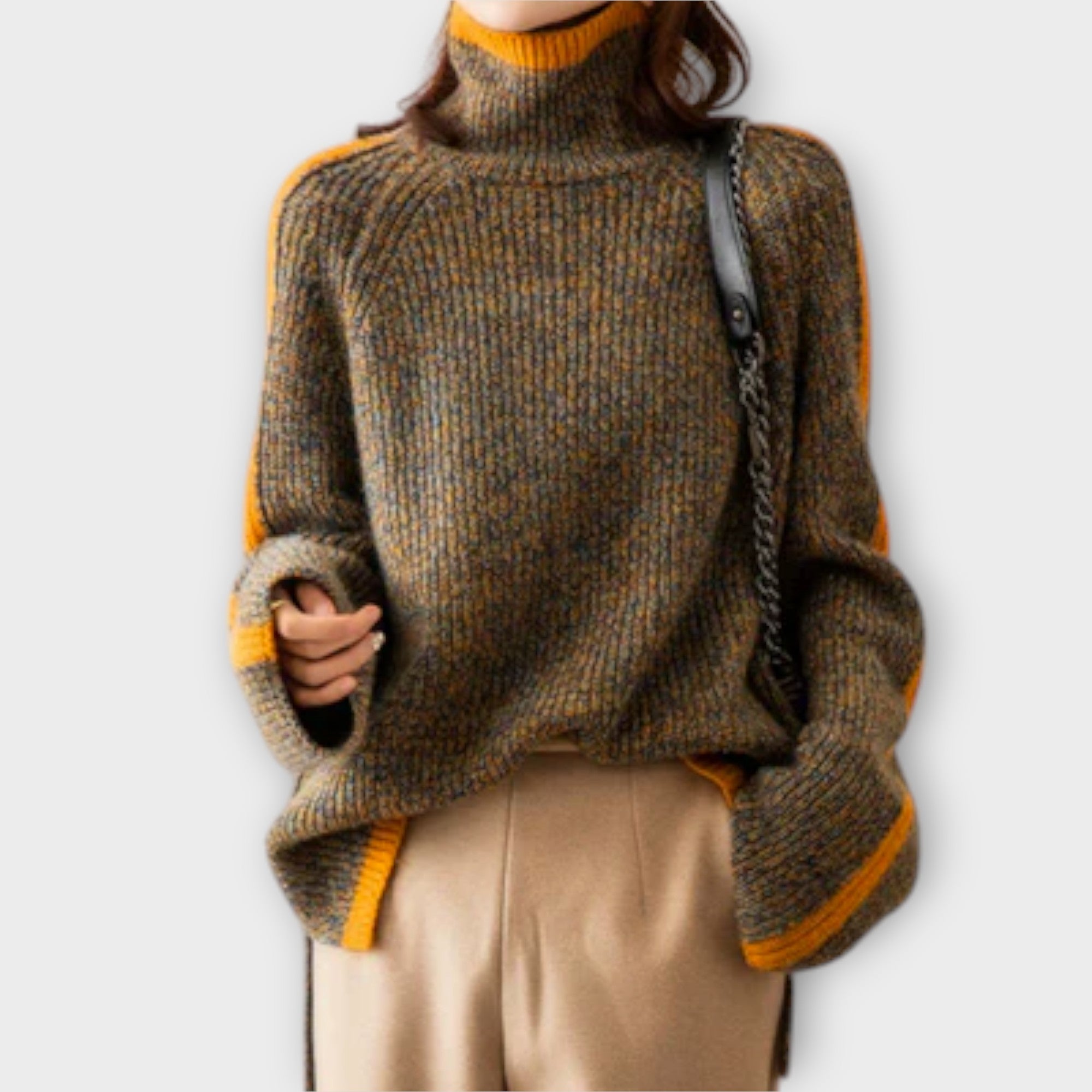 Grace™ Vintage Sweater with High Neck