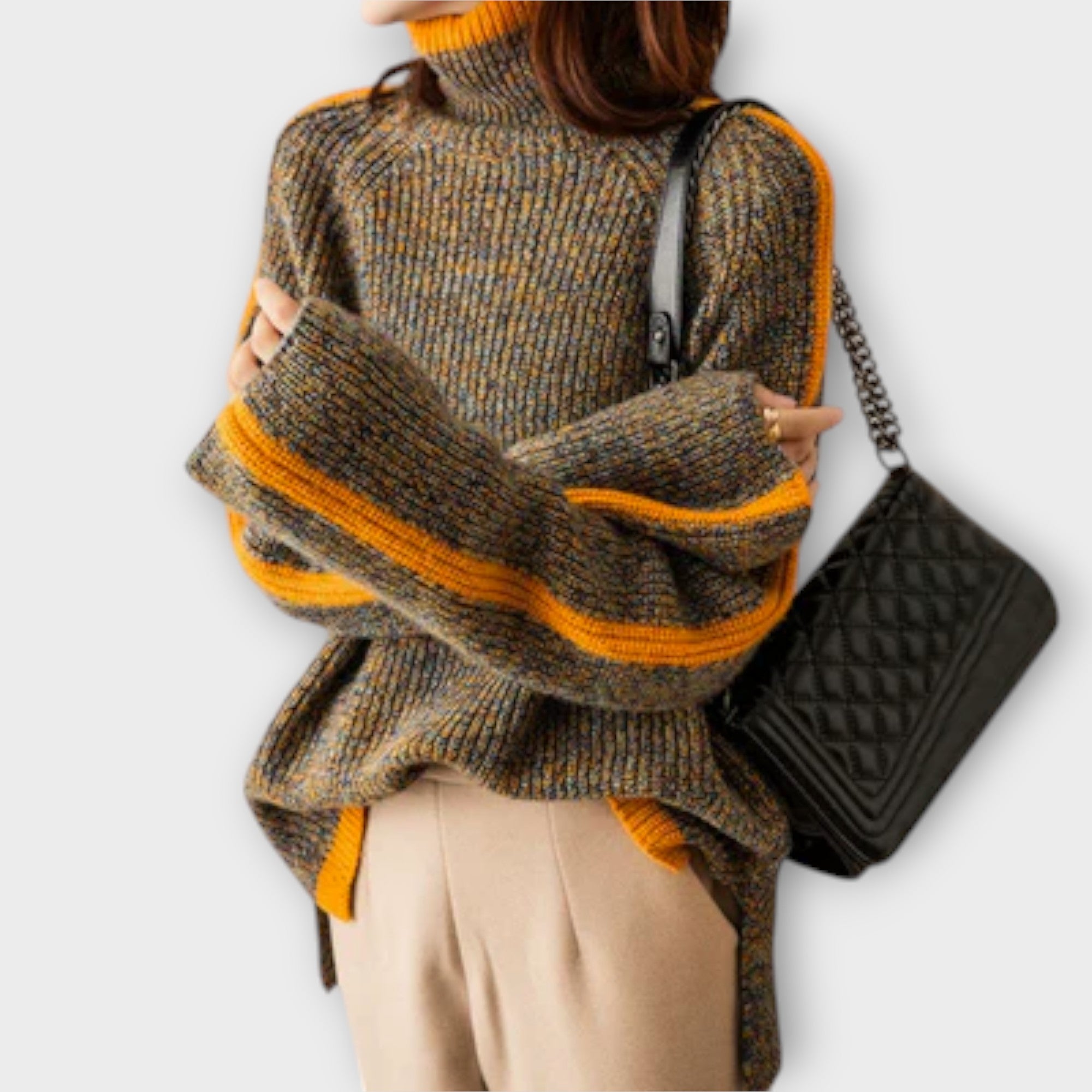 Grace™ Vintage Sweater with High Neck