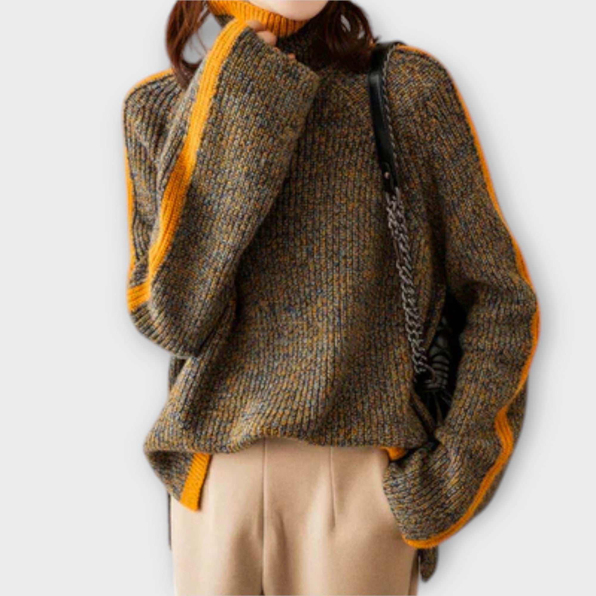 Grace™ Vintage Sweater with High Neck
