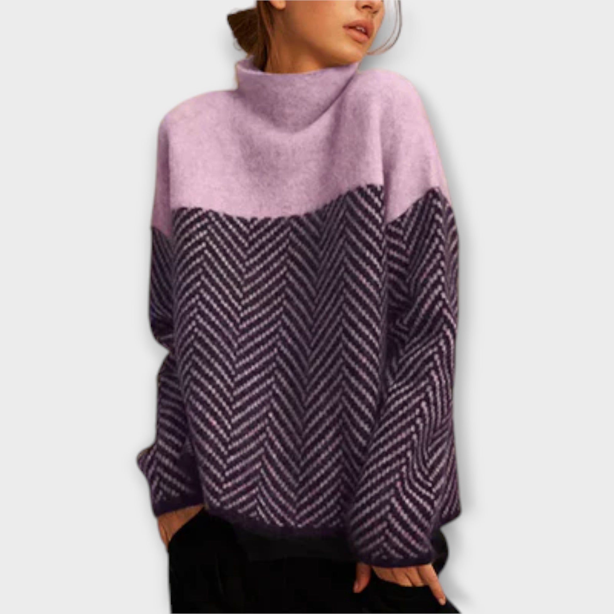 Grace™ - Soft Sweater with High Collar