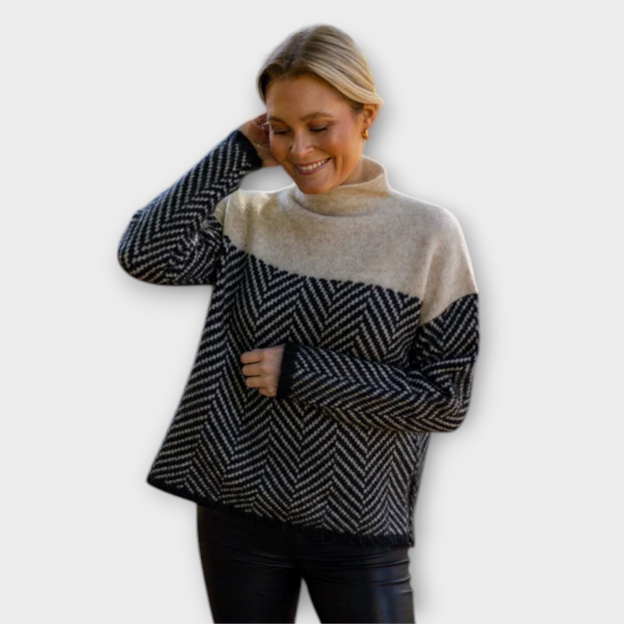 Grace™ - Soft Sweater with High Collar