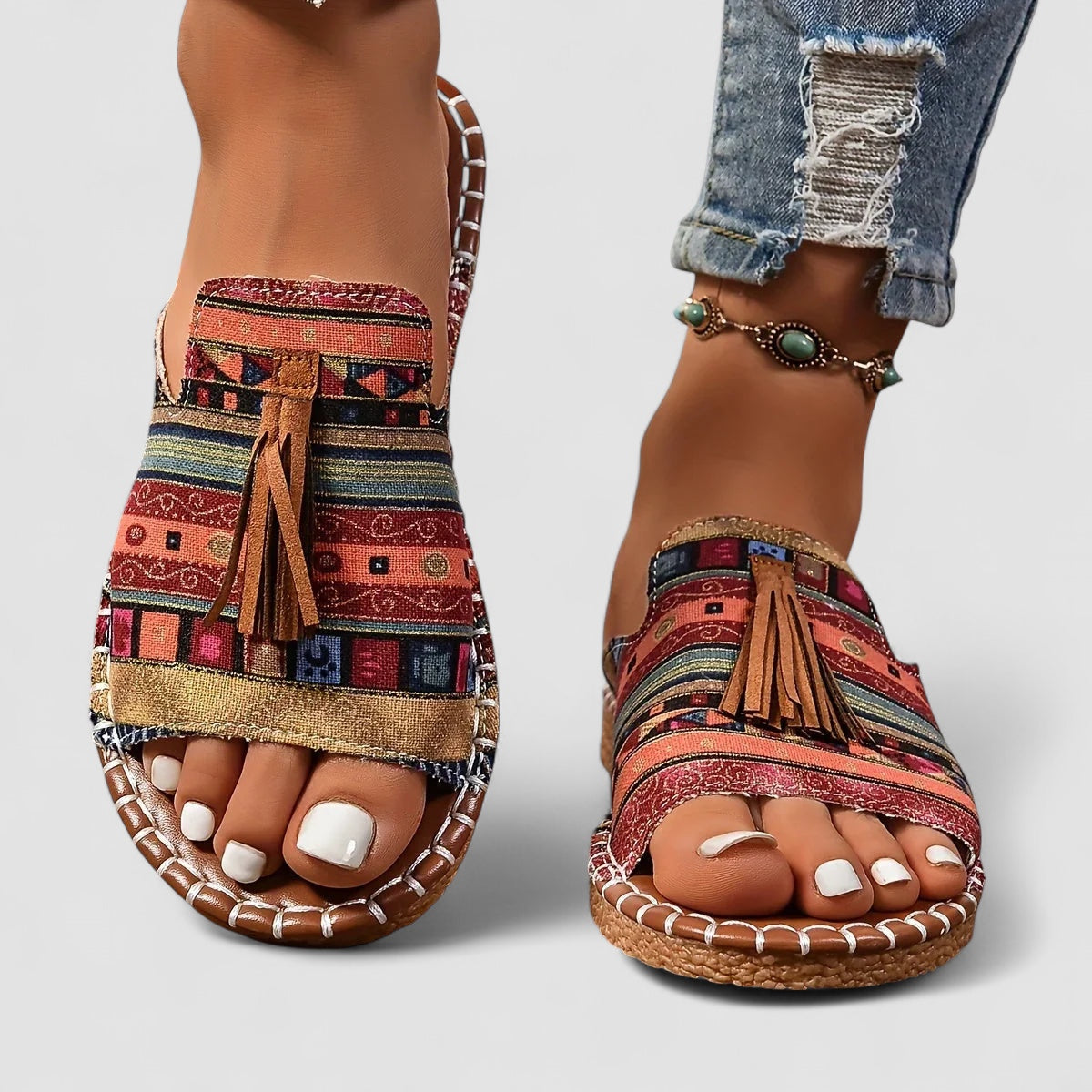 Grace™ | Leena - Comfortable Orthopedic Sandals with Platform