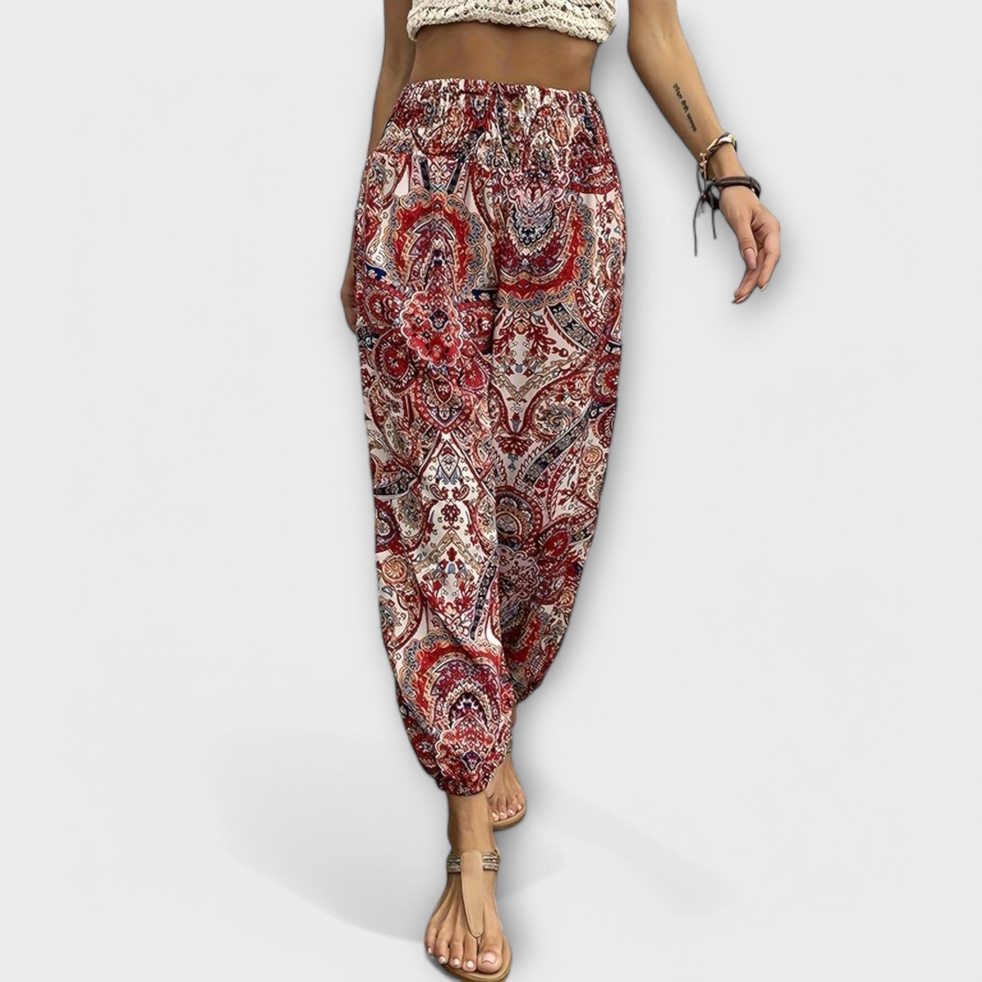 Grace™ - Tights with Ethnic Graphic