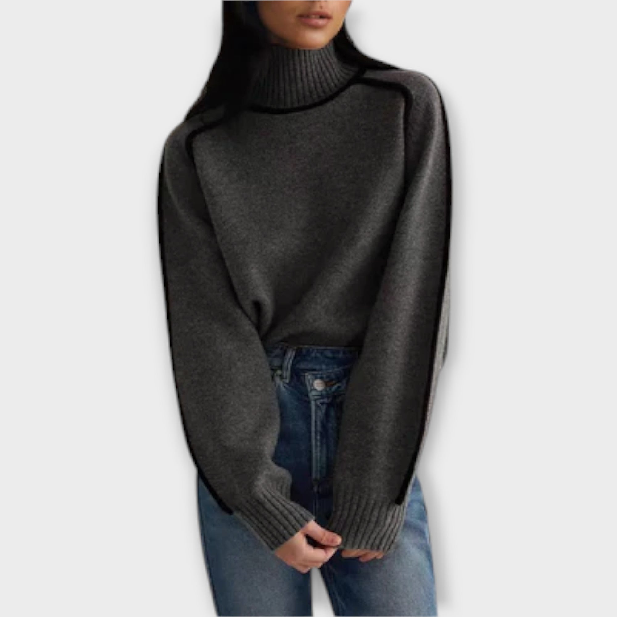 Grace™ - Soft and Elegant High Neck Sweater