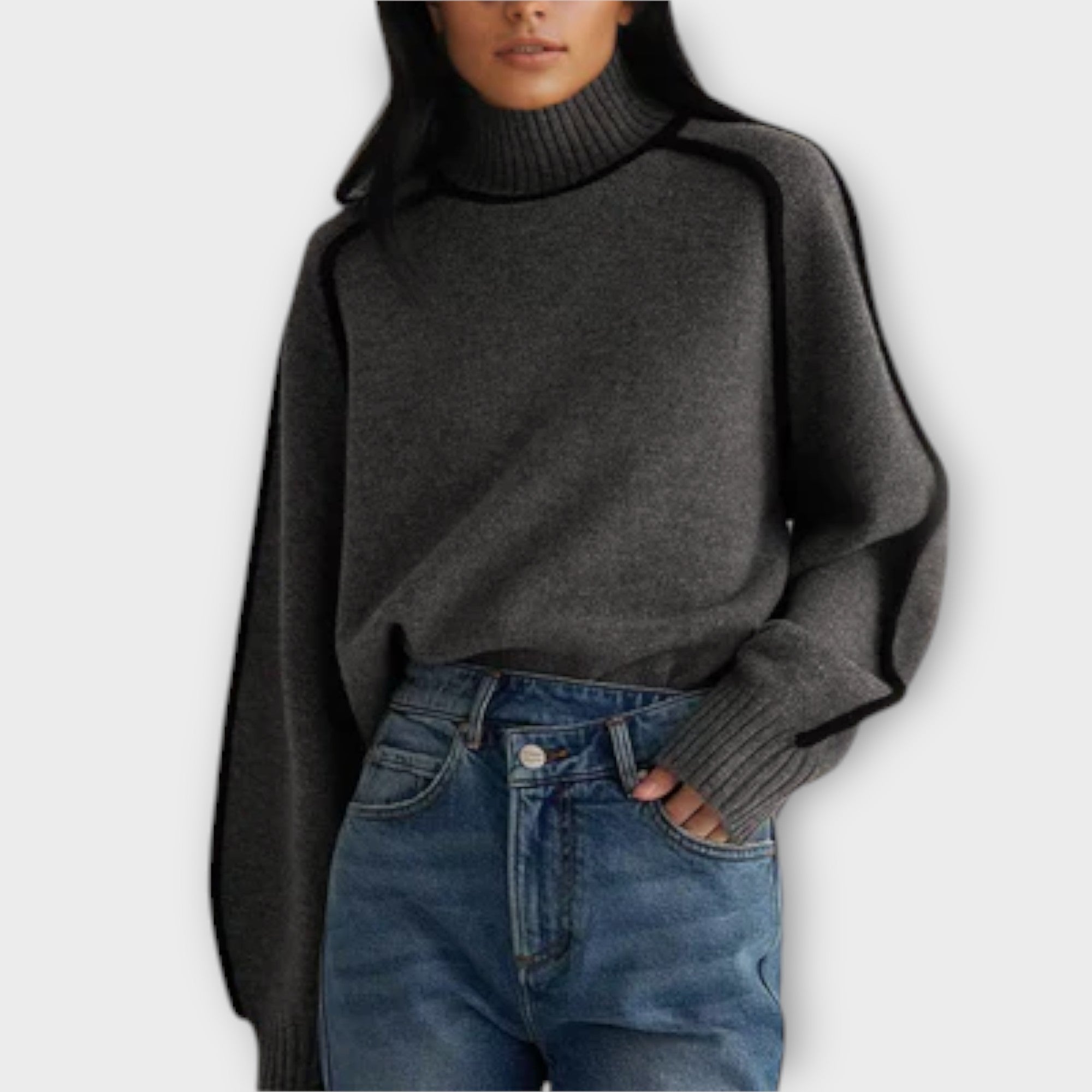 Grace™ - Soft and Elegant High Neck Sweater