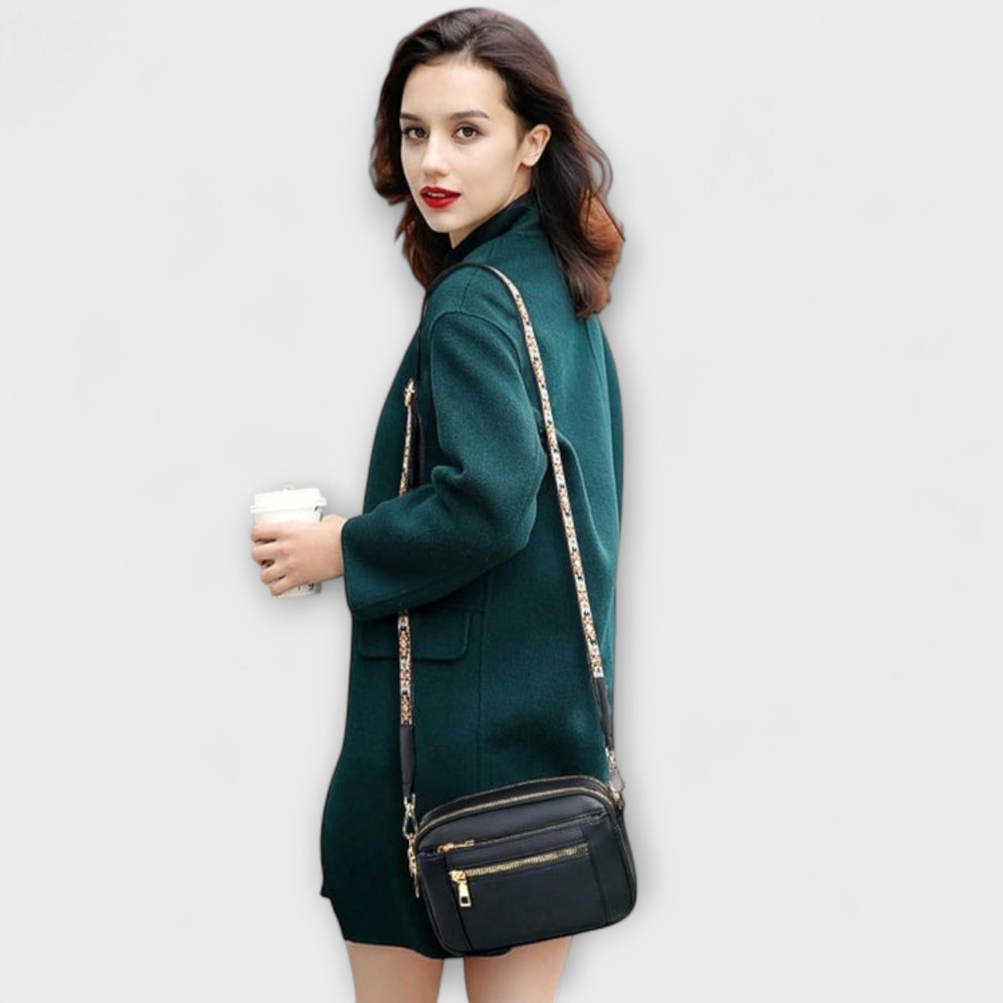 Grace™ - Elegant Leather Crossbody Bag