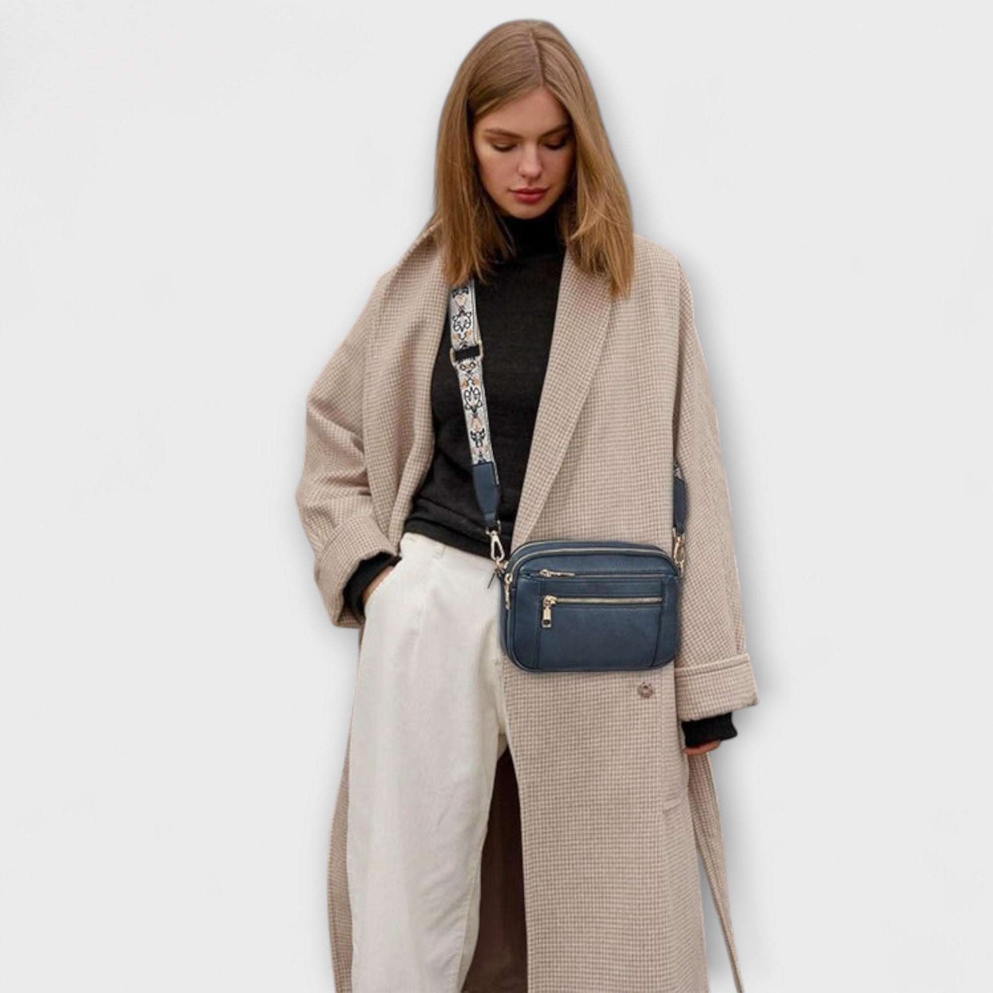 Grace™ - Elegant Leather Crossbody Bag